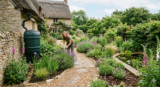 Eco-Friendly Garden Transformations in Dorset: Native Plants, Rainwater Harvesting, and Permeable Surfaces